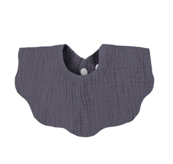 Baby Printed Towel Cotton Gauze Wavy Edge Muslin Bib BB21