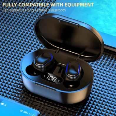 E7S Bluetooth Earphones TWS LED Wireless Bluetooth Noise Reduction Earphone Headphones Headset