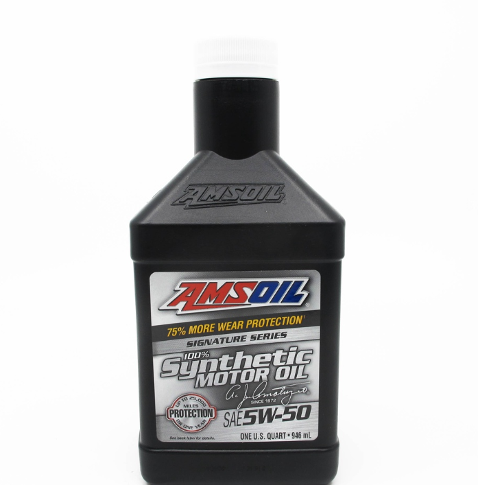 AMSOIL 5W50 Signature Series Engine Oil Fully Synthetic (1 Quart)