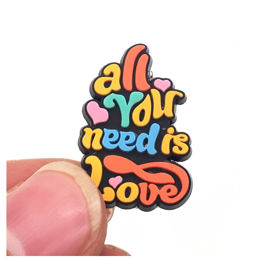 Color Motivational Phrases Crocs Charms Pins Words Jibbitz Charm for Woman Clog Shoes Accessories Decoration 07