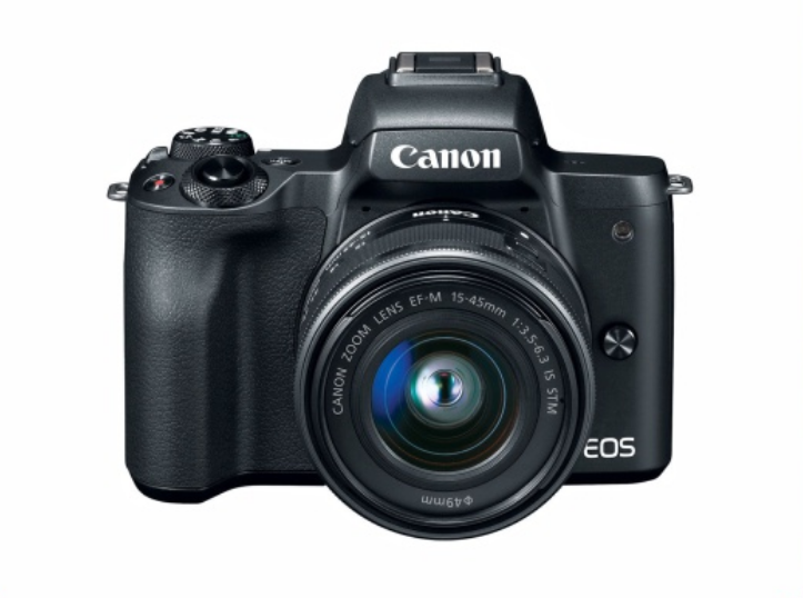 EOSM50M2 Mark2 Black 1545+SRM3 Directional Mic+Pt5 ColdShoe