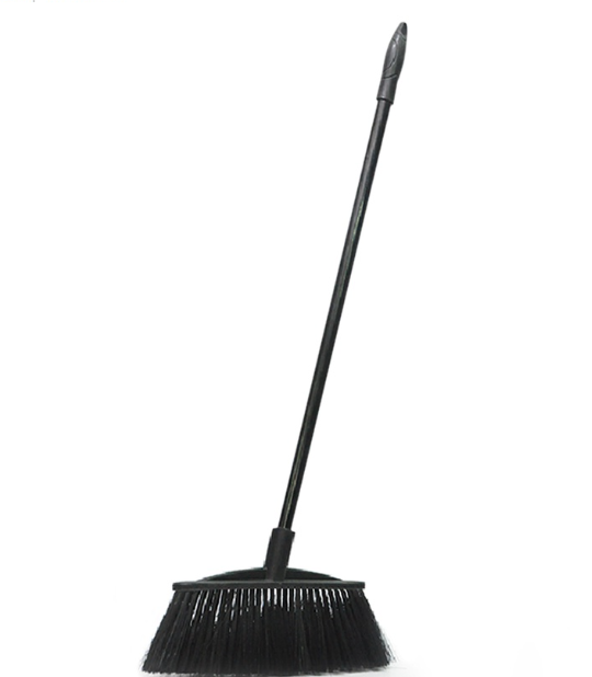 Heavy Duty Lobby Broom Only Long Metal Handle for Home and Commercial Use Indoor Outdoor