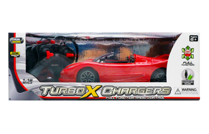 Dream Machine Turbo X Chargers Red Remote Control Vehicle