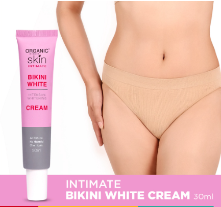Organic Skin Japan Bikini Whitening Cream Inner Thigh Intimate Area Lightening Cream 30ml