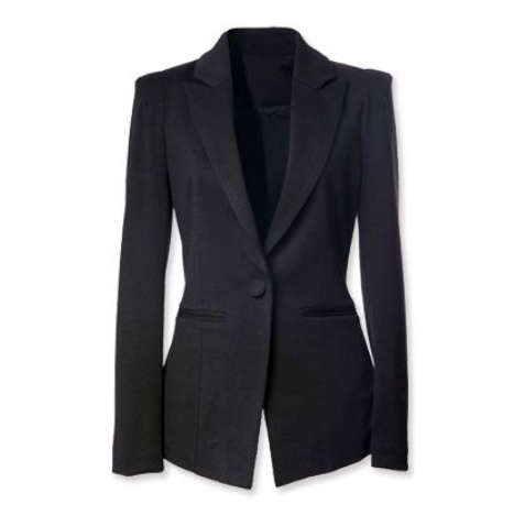 Black Corporate Office Blazer Single/Double Button