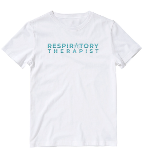 Respiratory Therapist Metallic Minimalist Cotton Shirt