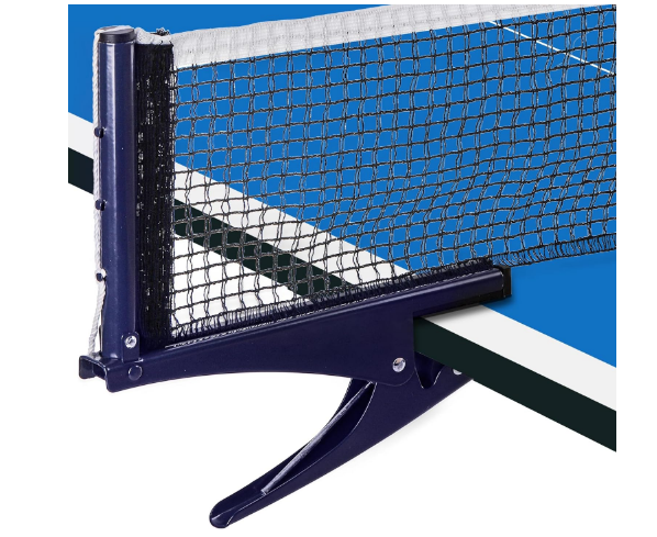 Collapsible Table Tennis Net,Training Competition Professional Ping Pong Net Portable Posts with Adjustable Strength Clip,Stable Base for Standard Table