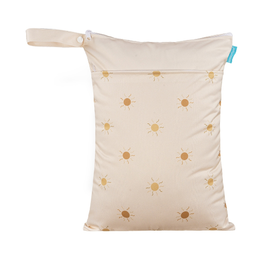 Happyflute Wetbag For Baby Diapers Nappies Waterproof Reusable Diaper Bag With Two Zipper D20