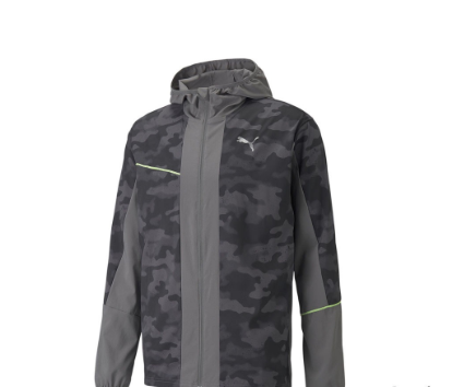 PUMA Graphic Hooded Men Running Jacket