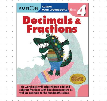 Kumon Grade 4: Decimals & Fractions - Trade Paperback