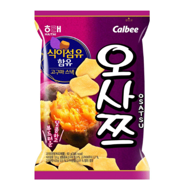 Haitai Osatsu Sweet Potato Snacks 60g