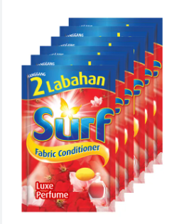 Surf Fabric Conditioner Luxe Perfume 6x 40mL