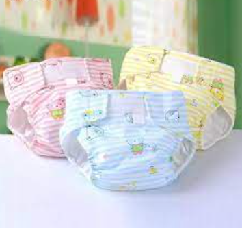 Bagshop Newborn Baby Adjustable Washable Reusable Soft Cotton Cloth Diaper