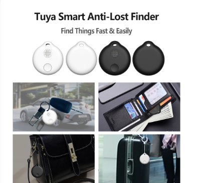 SMATRUL Tuya Smart Life Bluetooth Key Finder Wireless Tracker Anti-Lost Alarm Child Bag Wallet App Record 80db Anti Lost Tag
