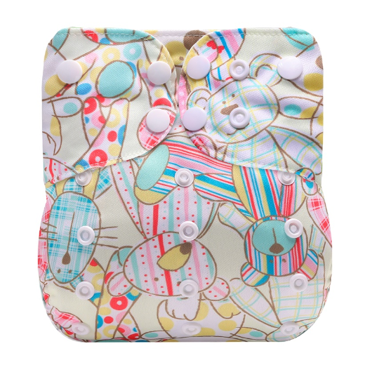 Ready Stocks Waterproof Reusable Digital Printed One Size Pocket Cloth Diaper S5