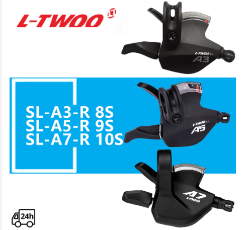 LTWOO A3 A5 A7 8 9 10 Speed Elite Right Shifter with Window for MTB mountain Bike Compatible Shimano