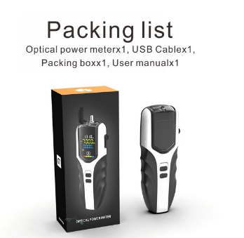 High Precision Rechargeable Battery Optical Power Meter V9 Color LCD Screen With Flash Light OPM G710 G750 G770