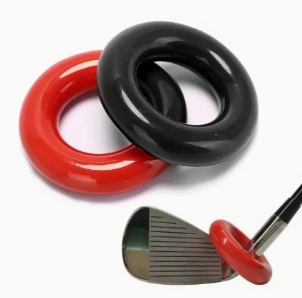1pc Round Counterweight Power Swing Ring For Golf Clubs, Warm Up Golf Training Aid, Golfing Weighted Practice Tool