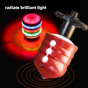 Spinner Gyro Toy Electric Gyroscope Colorful Flash LED Laser Music Gyro Luminous Spinning Kids Toy