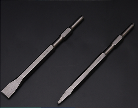 Harden 30X410mm Hex Point , Flat Chisel Professional Custom Chrome Alloy Steel 30X410mm Hex Point &