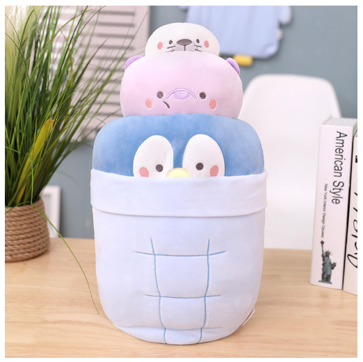Penguin Doll Bag Cute Cushion Sleeping Pillow Girl Pillow Penguin Doll Plush Toy P8