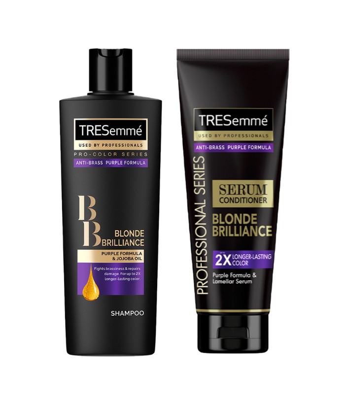 Tresemme Blonde Brilliance Shampoo 330ML Serum Conditioner 330ML  BUNDLE OF 2