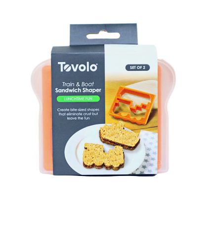 Tovolo Sandwich Shaper  Train & Boat Design 1pc.