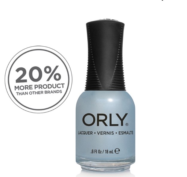 Orly Nail Lacquer Color Once In A Blue Moon 18ml