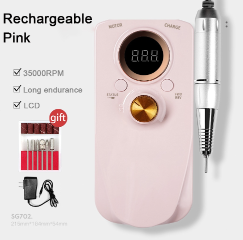 Nailite Professional Electric Nail Drill Machine Set With Nail Manicure Pedicure Nail Polishing Tool