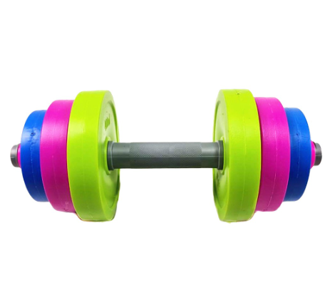 1 Set Practical Children Dumbbell Bodybuilding Exercise Equipment Training Arm Muscle Fitness for Kids Gym Home (Short Style)