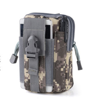 Outdoor Sports molle Functional Tactical Waistpack Men 6-Inch Mobile Phone Bag Wear Belt Running Workwork P