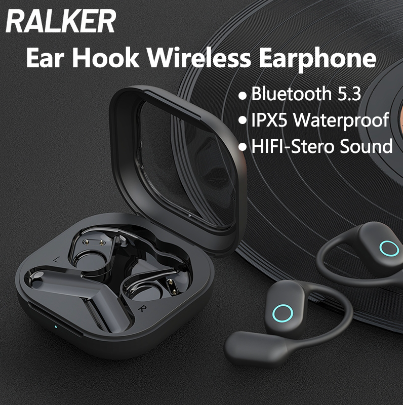 Ear Hook Bluetooth 5.3 Earphones Sport Headphones with Bone Conduction Wireless Headset for Xiaomi