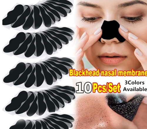 10Pcs Deep Cleansing Nose Strips Blackhead Remover Nasal Spot Facial Dot Sticker Sheet Nose Mask LBT