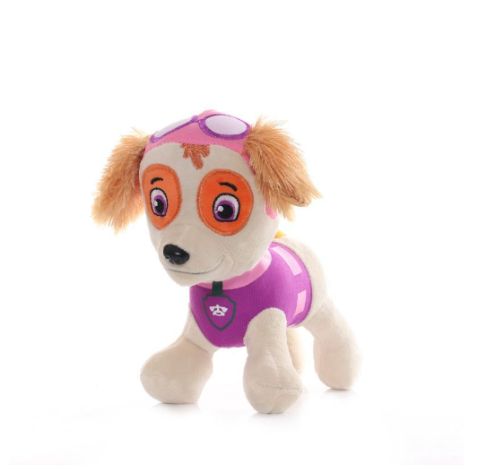 Cartoon Plush Dogs Puo Skye Zuma Stuffed Toys Doll Ryder Marshall Rubble Chase Rocky Zuma Skye Soft Kids Toy D