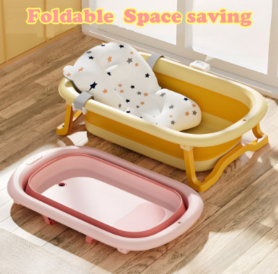 Baby Bath Tub For Baby New Born Baby Folding Large Size Bathtub Portable