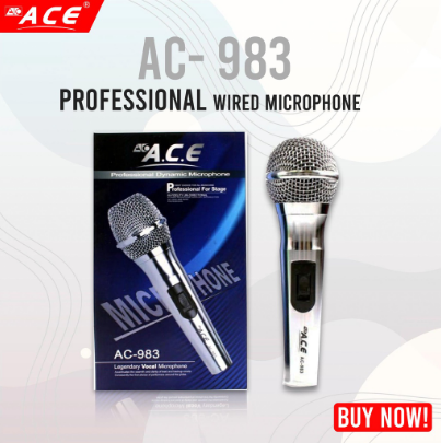 ACE AC - 983 Professional Dynamic Wired Microphone