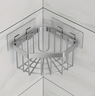 1pc Kitchen Sink Organizer, Sponge Holder, Stainless Steel Cleaning Supplies Drainer Rack, Hanging Faucet Drain Rack For Sponge, Brush, Towel, Scrubbers, Bathroom And Kitchen Supplies