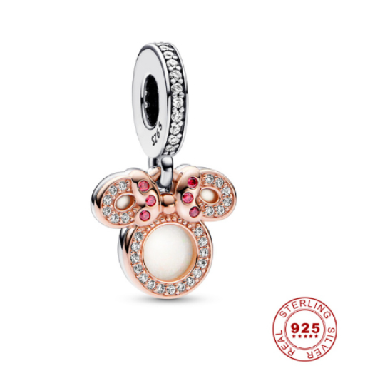 925 Silver Trinkets Balloon Charms Beads for Bracelet Pan Security Chain d019