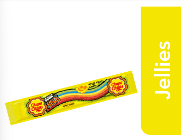 Chupa Chups Sour Belt Mixed Fruit 16s - 1 box