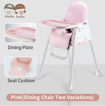 Baby Multifunctional Baby High Chair Adjustable Height Detachable Legs Baby High Chair Feeding