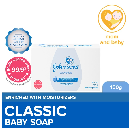 Johnson's Baby Soap 150g - Bar Soap, Baby Essentials, Baby Care