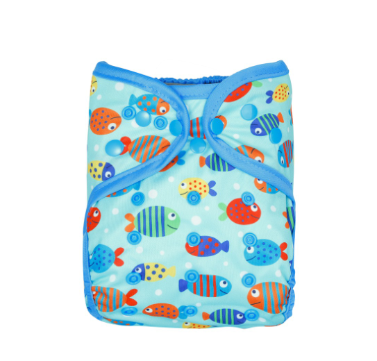 Waterproof Reusable Printed One Size Cloth Diaper Cover D15