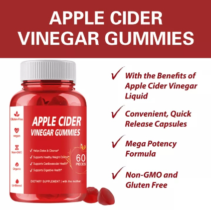 Apple Cider Vinegar Gummies Weight Control Collagen Gummies Vitamin C Gummies for Kid and Adults