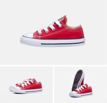 Converse and Rubber Low Cut Shoes for Kids Class A 800