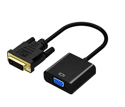 Allan 1080P DVI to VGA Adapter DVI 24+1 Converter adapter for PC Computer HDTV Monitor Display