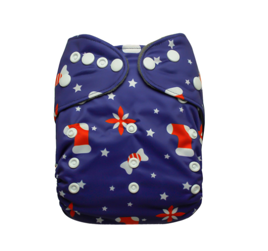 Cathy Baby Charcoal Inner Cloth Diaper Printed One Size Reusable Washable Pocket Bamboo Charcoal Cloth Nappy N16