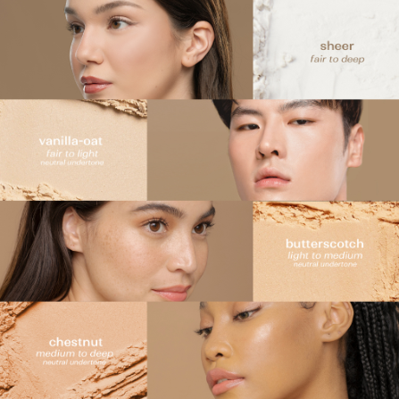 blk cosmetics daydream airy matte perfecting powder foundation SPF 20 + brush