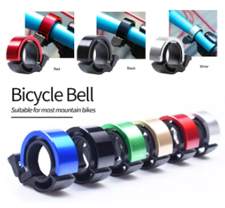 Bicycle Bell Rainproof Bike Handlebar Bell Ring 90db Horns Strong Loud Thumb Bell Bike Accessories