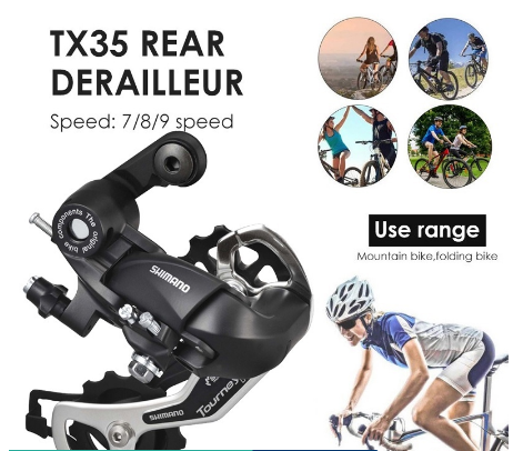 Bike Rd TX35 5/6 /7/8 Speed MTB Rear Mech Derailleur(1Pcs Direct Mount)Bike parts