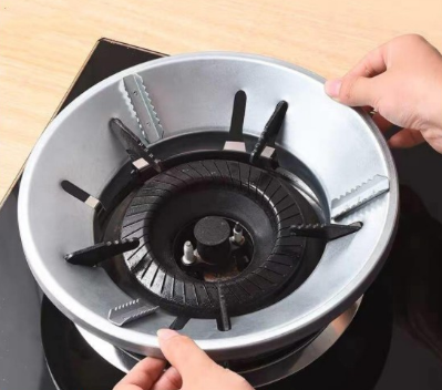 Windproof High Efficiency Gas Stove Energy Saving Cover Heat Insulation Pot Holder Wind Shield Brack